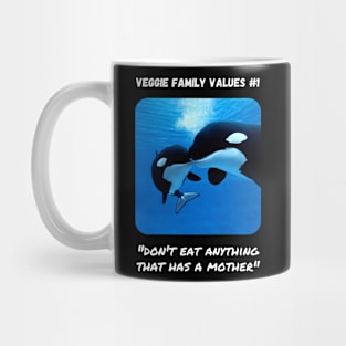 Veggie Family Values #1 (Orca) Mug